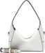 LIEBESKIND BERLIN Lou 2 Calf Optic Hobo Bag Arctic Wit