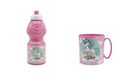 ALMACENESADAN, 4830 eenhoornset, bestaande uit magnetron 350 ml en waterfles 400 ml, herbruikbaar, BPA-vrij