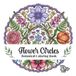 Flower Circles Botanical Coloring Book