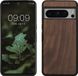kwmobile telefoonhoesje geschikt voor Google Pixel 8 Pro - Hoesje met bumper in donkerbruin - Backcover - hout