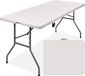 Goliving Inklapbare Tafel – Klaptafel – Campingtafel – Vouwtafel Buiten – Weerbestendig – 180 x 70 x 74 cm – Wit