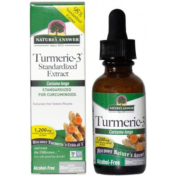 natures answer Turmeric-3 curcuma extract alcoholvrij 30ml