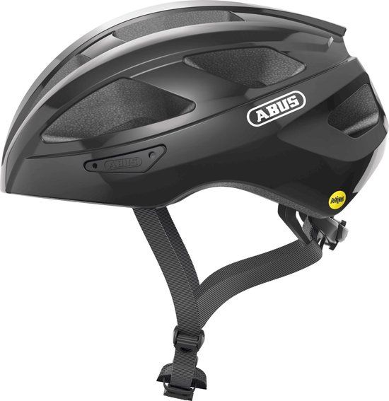 Abus Macator MIPS Racefietshelm - Zwart - L