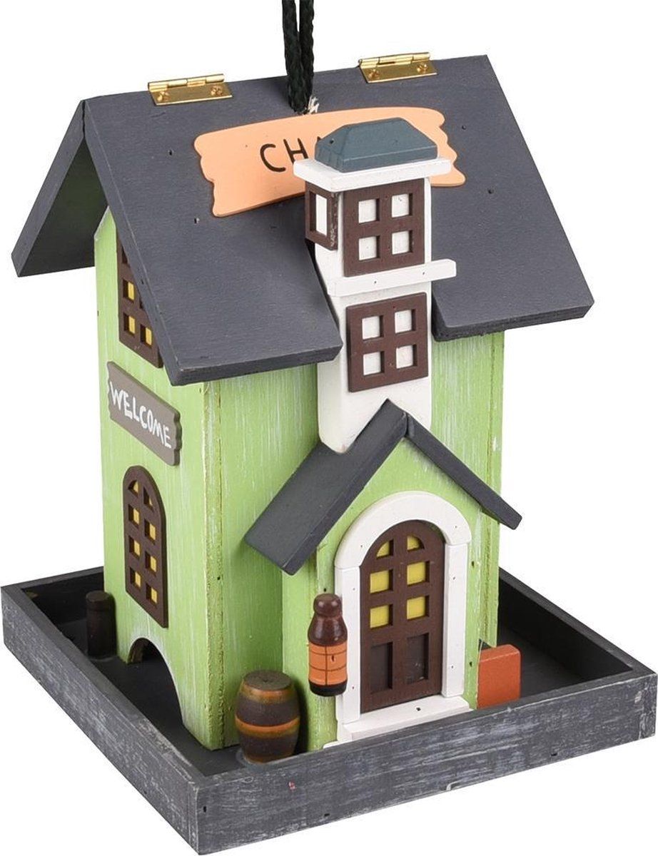 FLAMINGO Voederhuis Kapelle - Groen - 18 x 18 x 23 cm