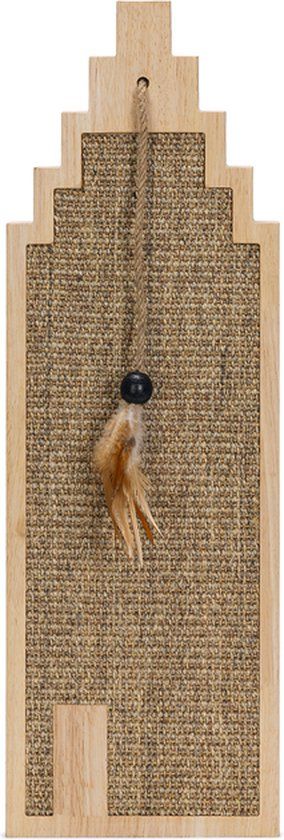 Designed by Lotte Berit Krabplank - Hout - 60x20x2 cm - Beige