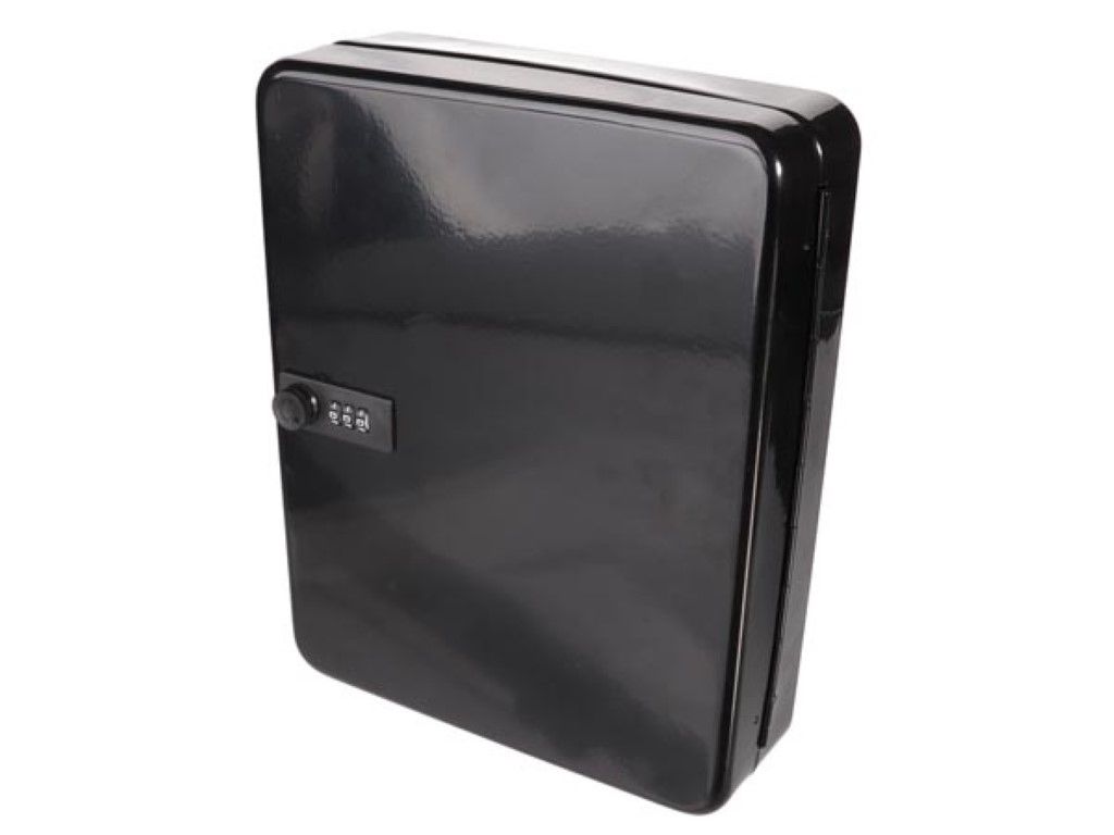 Perel Sleutelkast - 46 Sleutels - Zwart - Combinatieslot