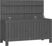 vidaXL Tuinbox - 108x42,5x54 cm - Massief Grenenhout - Grijs