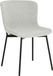 HowHomely SABLE fauteuil, beige bouclé tissu