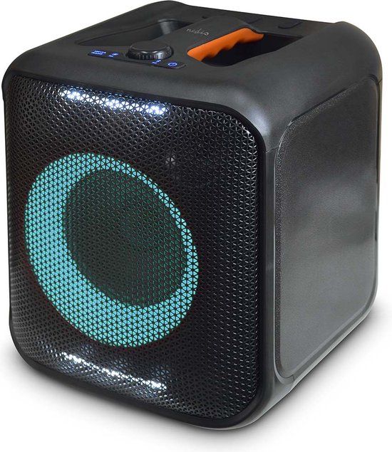 Nedis Bluetooth Party Speaker - 150W - Koppelbaar - LED Verlichting - Zwart