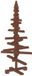 vidaXL Sapin de Noël en bois KOTKA 90 cm Pin massif