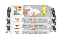 Jovi - Air Dry Kit van 3 stuks à 500 gram - Zelfhardende boetseerklei op basis van vochtige klei, drogen zonder oven, kleur wit, ideaal voor kinderen vanaf 3 jaar