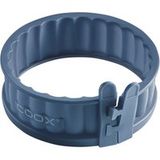 COOX Moule à quiche avec fond en verre Ø 12 cm. (gris bleu)