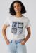 Levi's Le T-shirt Parfait - Femme - L - Gris / Archival Grid Pt Orbit Heather Gray
