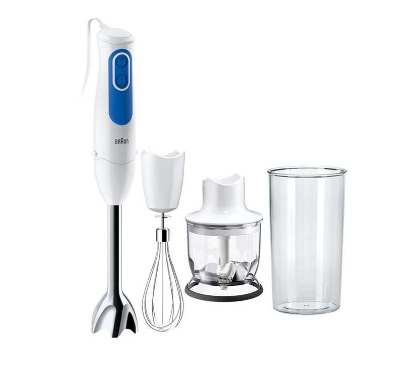 Braun MQ 3025 Spaghetti Staafmixer - 700W - Wit/Blauw