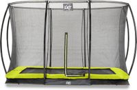 EXIT Silhouette Trampoline d'encastrement - 244x366cm - Vert