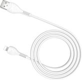 Hoco X37 Cool Power Lightning vers USB 2.4A câble de charge rapide - 1 mètre - Blanc