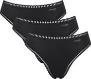 Sloggi GO Crush High leg (3-pack) - slip femme - noir