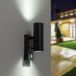 HOFTRONIC Blenda wandlamp - Zwart - Daglicht wit - Bewegingsmelder
