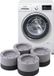 Châssis de machine à laver, réglable en largeur et en hauteur, charge maximale 300 kg, adapté aux machines à laver, sèche-linge et autres appareils électroménagers