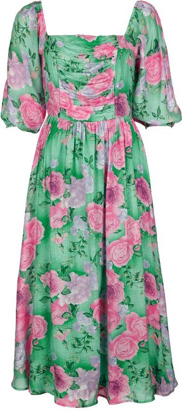 Banned Retro Banned Sandy Flower Dames Maxi-jurk - 4XL