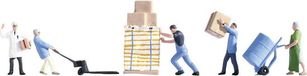 Noch 15038 H0 Magazijnmedewerkers figuren Geverfd, Staand
