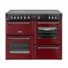 Stoves 444412038 Range-fornuis Elektrisch Inductiekookplaat 5 zones Rood