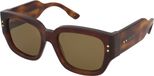 Gucci Lunettes de soleil GG1261S 002 Noir Marron Carré Plastique