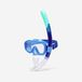 Aqua Lung Kit plongée masque anti-buée et tuba valve snorkeling, 100 adulte bleu