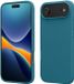 kwmobile telefoonhoesje geschikt voor Apple iPhone Air - Hoesje met siliconen coating - Smartphone case in mat petrol