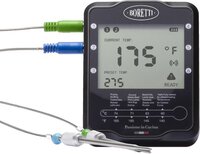 Boretti BBQ Thermometer met 2 sondes - zwart