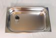 1 1/2" inox évier, lavabo, cuve, dimensions 530x325x150 mm. Convient pour utilisation dans un abri de barbecue. Espace de lavage