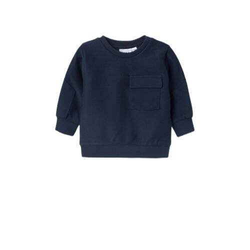 NAME IT NAME IT BABY baby sweater NBMBOLAR donkerblauw