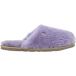 Vanuba Shannon Pantoufles pour femme en cuir naturel 100 % laine de mouton chaud et confortable