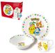 Set van keramiek (bord, kom, kop) in geschenkdoos, 3 stuks