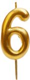 Dekora Gold Comic Birthday Candle - 6