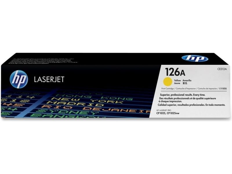 HP Toner 126A (CE312A) Geel