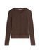 Tommy Hilfiger Gebreid vest chocoladebruin