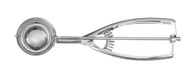 HENDI Ijslepel, met trigger, ergonomisch handvat, portioneerlepel, oliebollentang, ijsschep, 1/24, ø53mm, roestvast staal