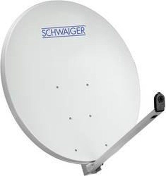 Schwaiger Satellietschotel Aluminium 100 cm Lichtgrijs