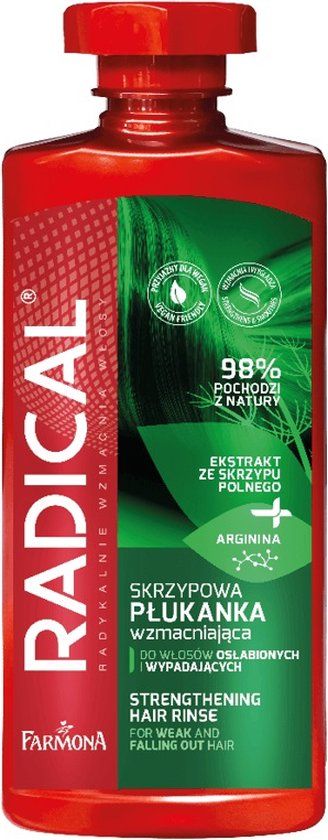 Radical paardenstaart versterkende spoeling voor haar 400ml