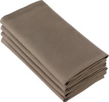 De Witte Lietaer Servetten Kalahari - 51x51 cm - Katoen - Bruin - 4 Stuks