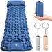 Unyqoos® Tapis de couchage autogonflant léger avec pompe à pied