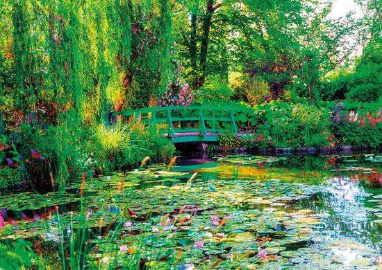 Nathan Puzzel Claude Monet tuinen Giverny - 1500 stukjes