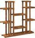 vidaXL Plantenstandaard Naturel 123 x 25 x 114,5 cm Massief Acacia Hout