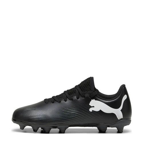 Puma Future 7 Play FG/AG Jr. voetbalschoenen zwart/wit