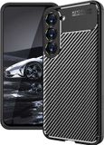 iMoshion Carbon Softcase Backcover - Zwart - Geschikt voor Samsung Galaxy S23 Plus