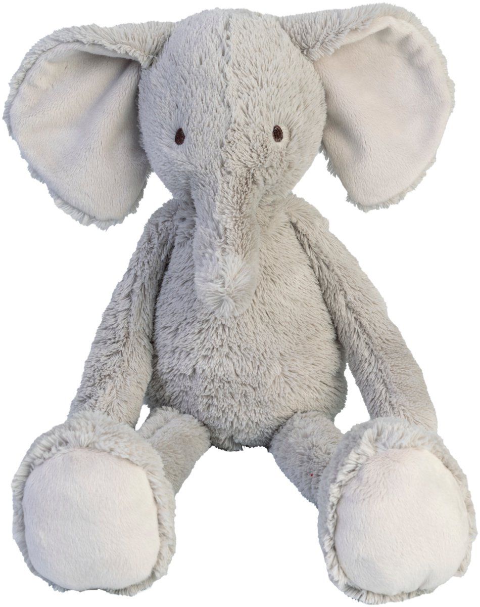 Happy Horse Olifant Enzo Knuffel 48cm - Grijs - Baby knuffel