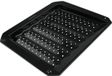 FM Professional Golvend en geperforeerd plaat voor oven en barbecue van plaatstaal 38 x 33 cm