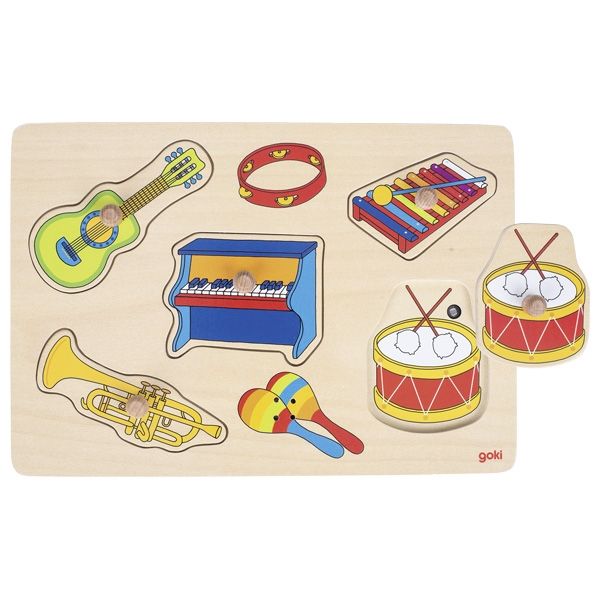 Goki 57520 - Puzzel - Hout - Muziek - Vanaf 1 Jaar