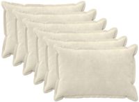vidaXL Kussensloop HOUTEN Crèmekleurig 30 x 50 cm (6 stuks)
